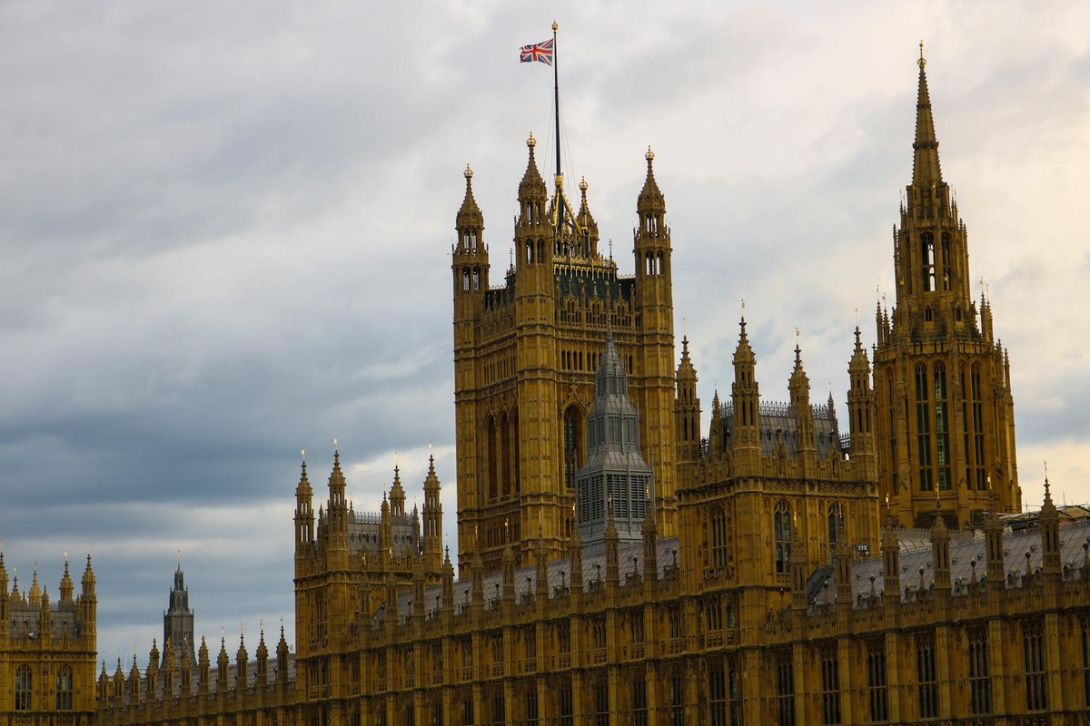 Stunning architectural view of the iconic Palace of Westminster in London, UK.