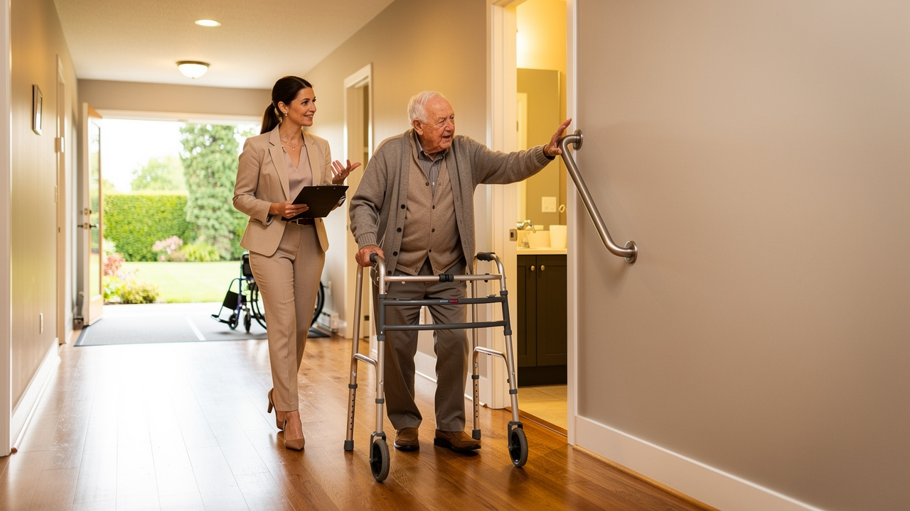 Home safety assessment for senior-friendly modifications and accessibility