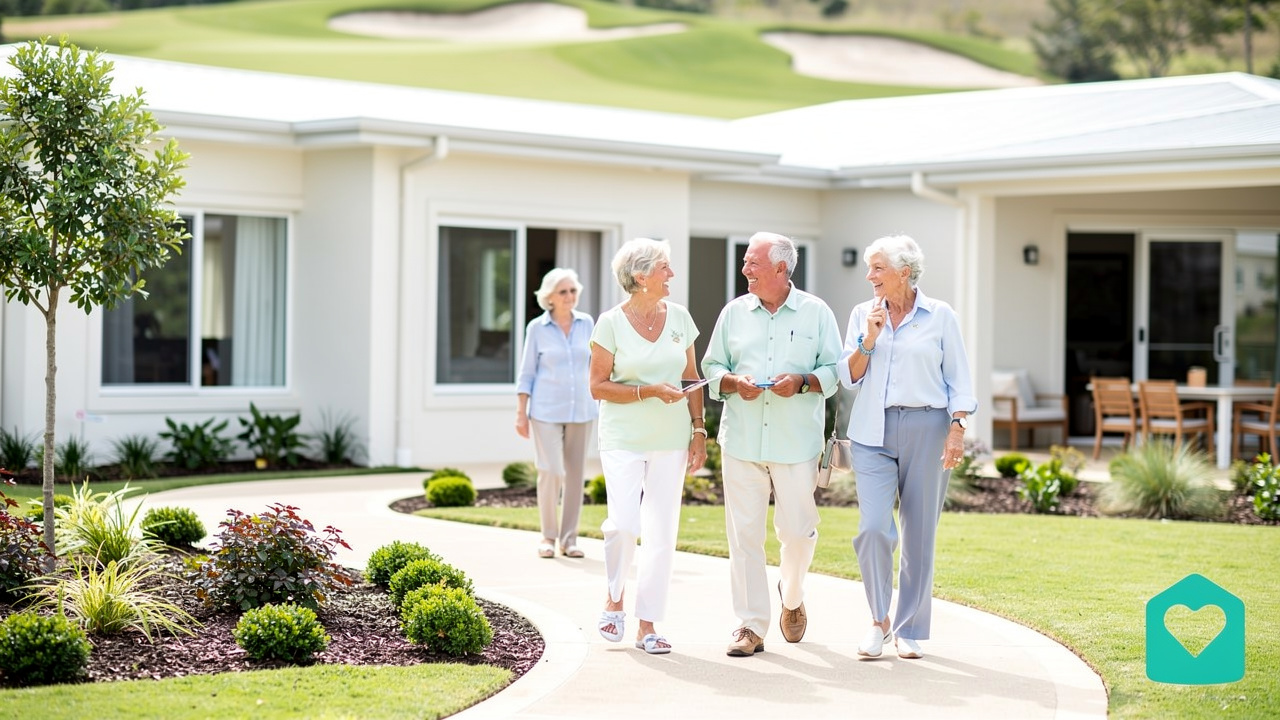 Villa home in a 55+ golf community in Virginia
