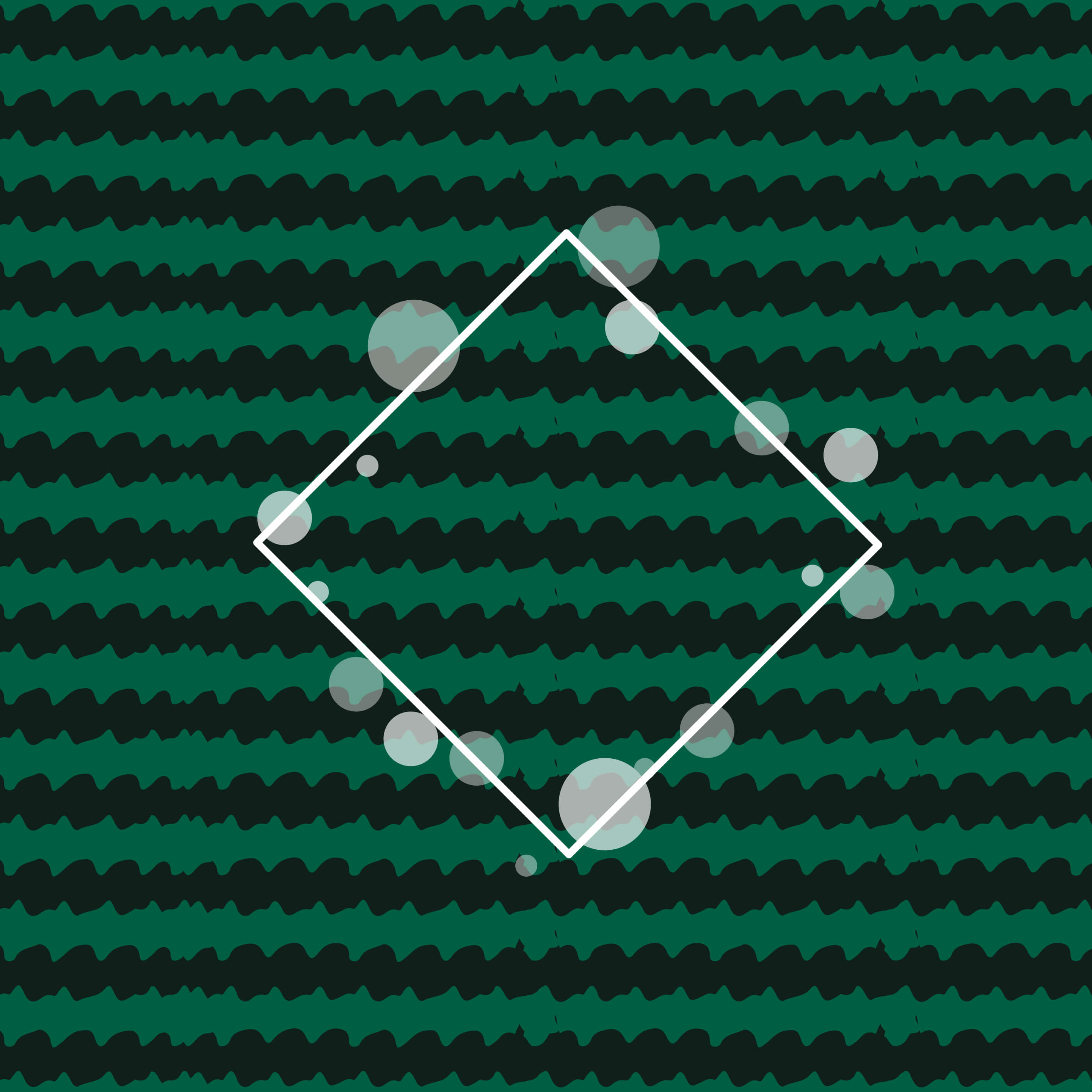 Field scouting in "DIAMOND" shape pattern.