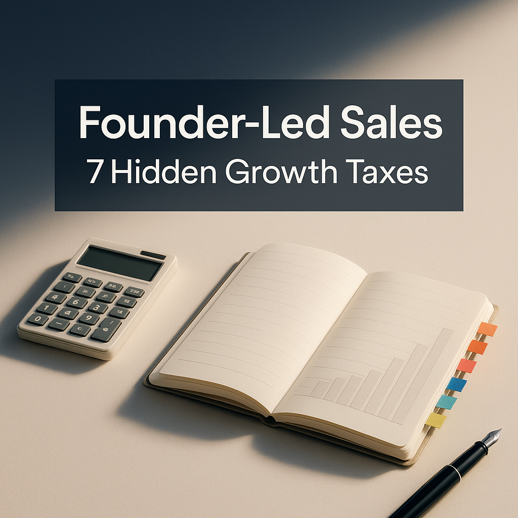 Founder-Led Sales: The 7 Hidden Growth Taxes