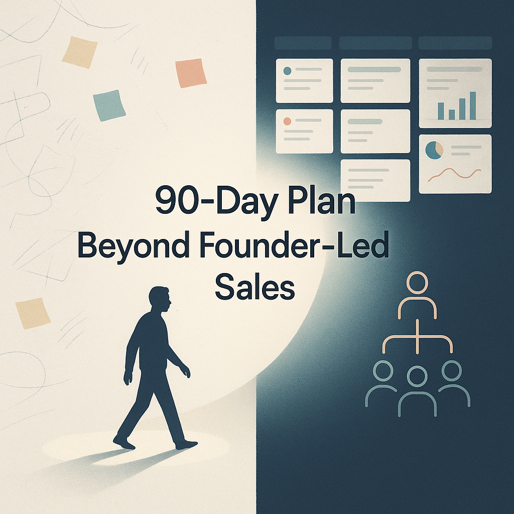 The 90-Day Plan to Stop Founder-Led Sales