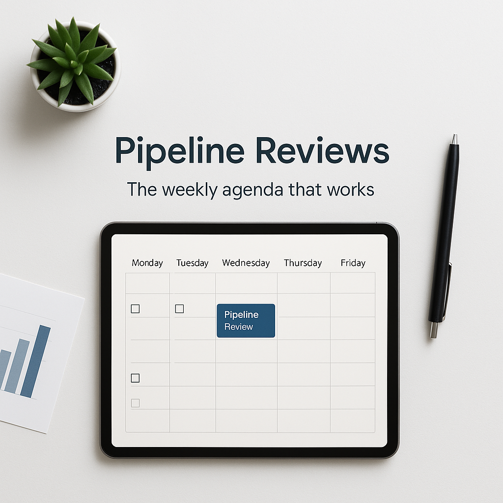 Pipeline Reviews: The Weekly Agenda That Works