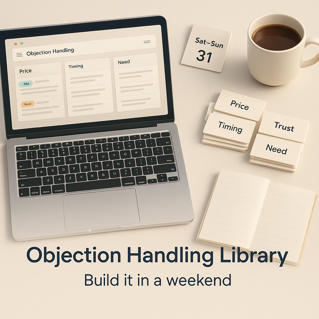 Objection Handling Library: Build It in One Weekend