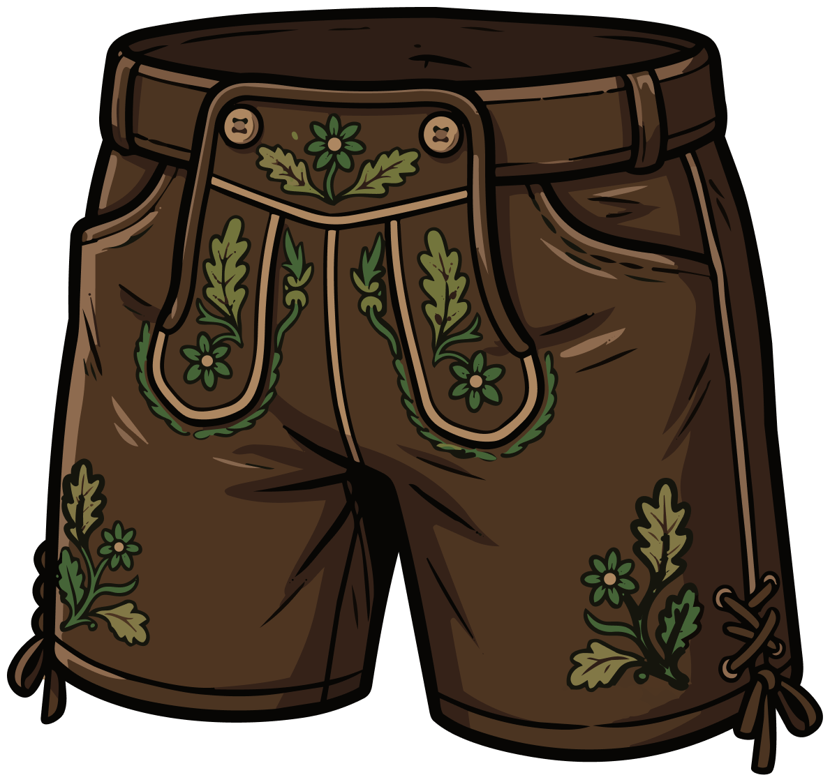 Lederhosen illustration
