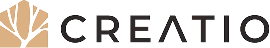 Creatio company logo with stylized fan-shaped leaf icon and the word 'CREATIO' in uppercase letters.
