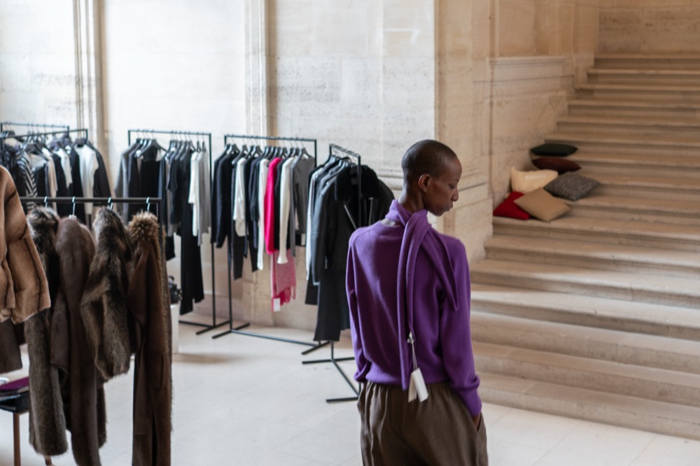Melagence fashion showroom interior Paris Le Marais