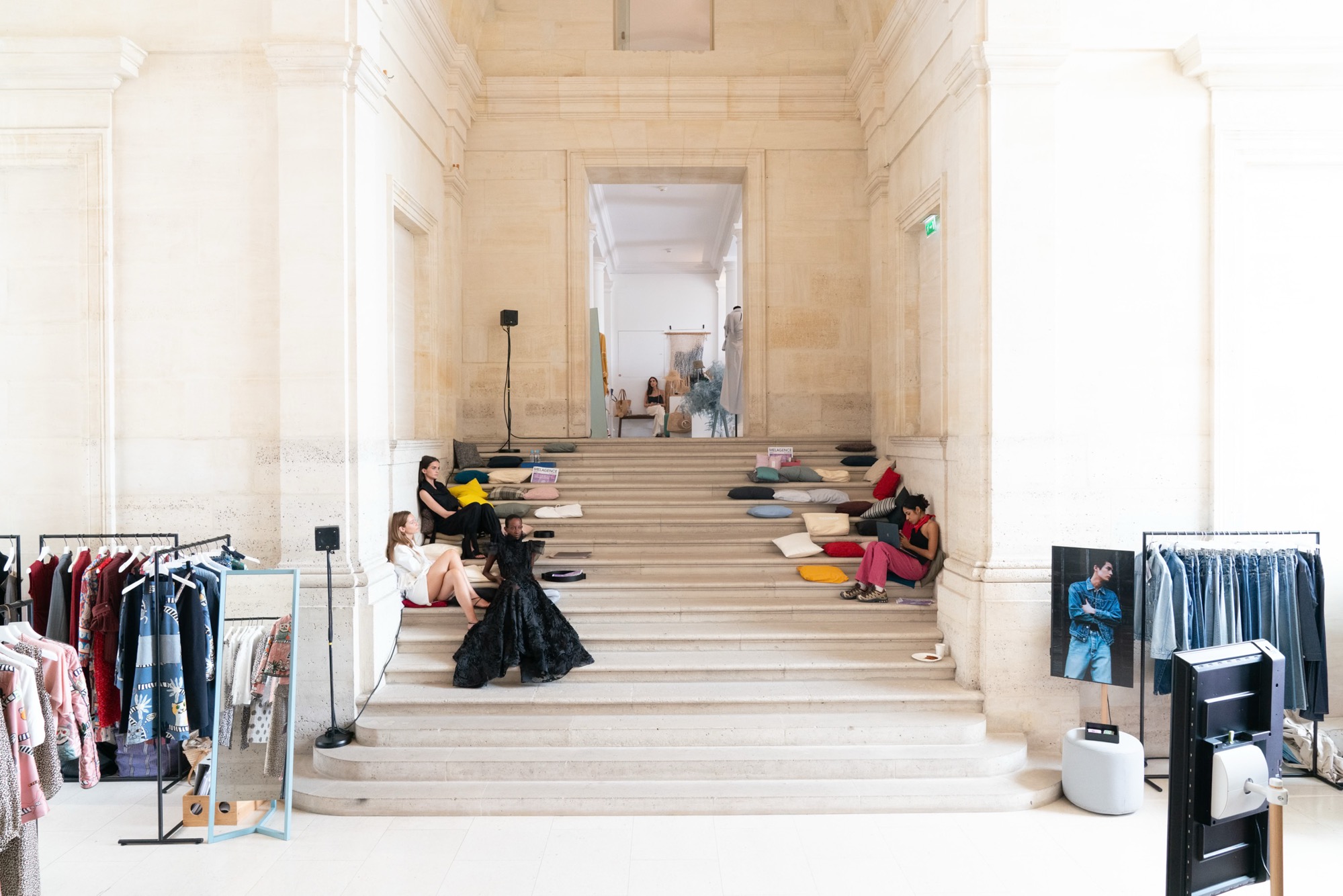Brand presentation space in Melagence Hall 103 showroom