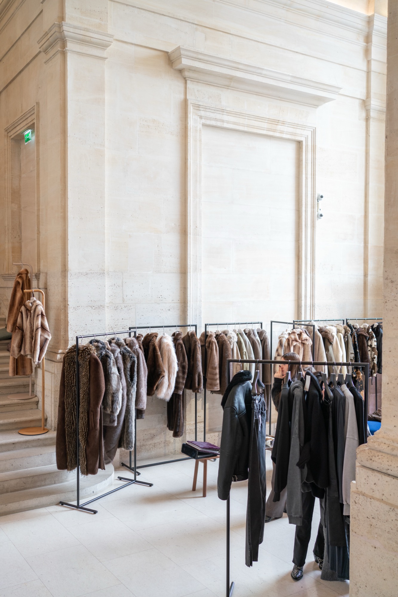 Buyer meeting area in Melagence Hall 103 showroom