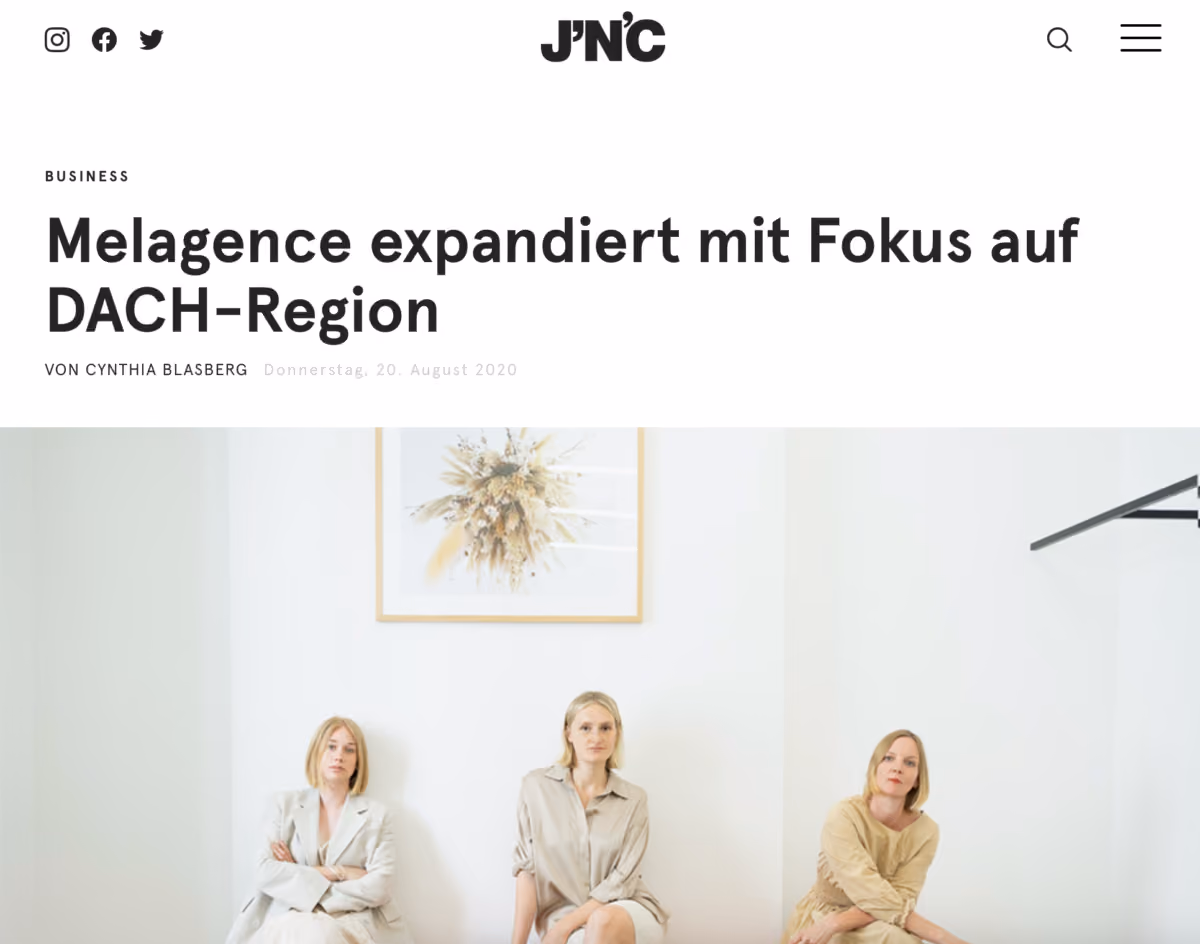 Melagence Feature JNC