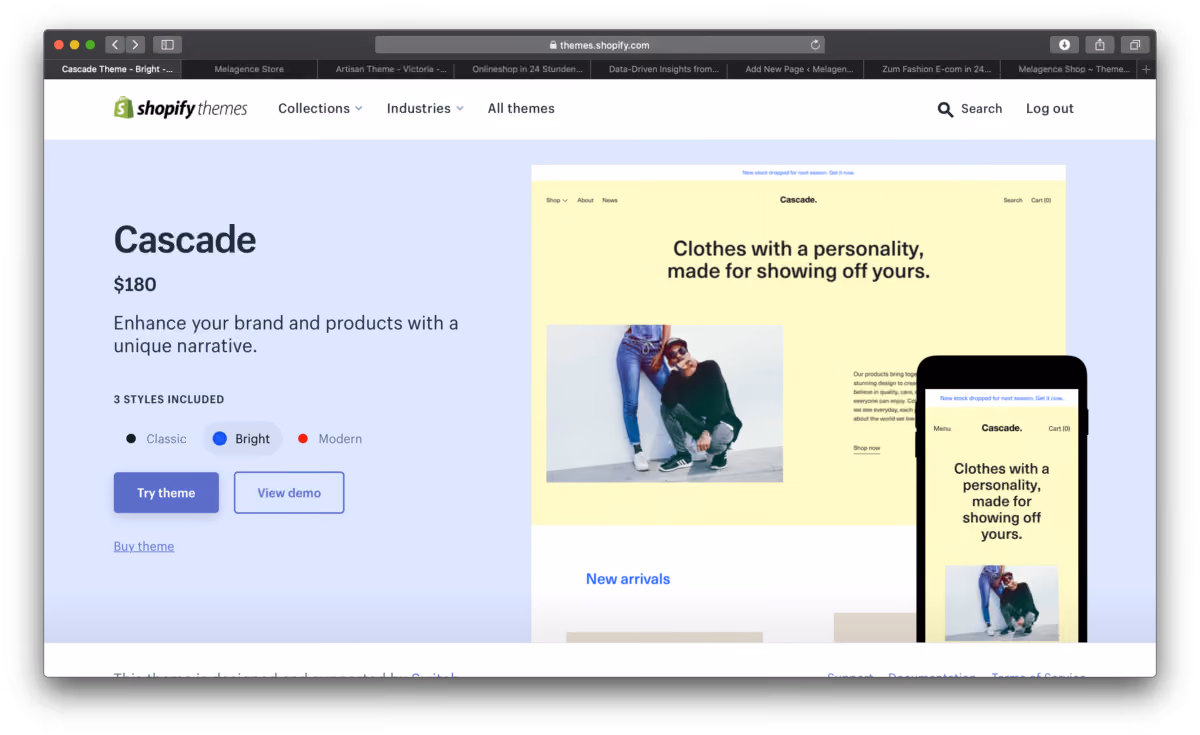 Zum Fashion Online Shop in 24 Stunden - Melagence