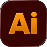 This is the Adobe Illustrator logo icon
