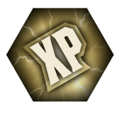 This is the light XP icon from my example game used for this project. This icon is being displayed on a draw bag token asset.