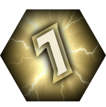 This is the light super seven icon from my example game used for this project. This icon is being displayed on a draw bag token asset.
