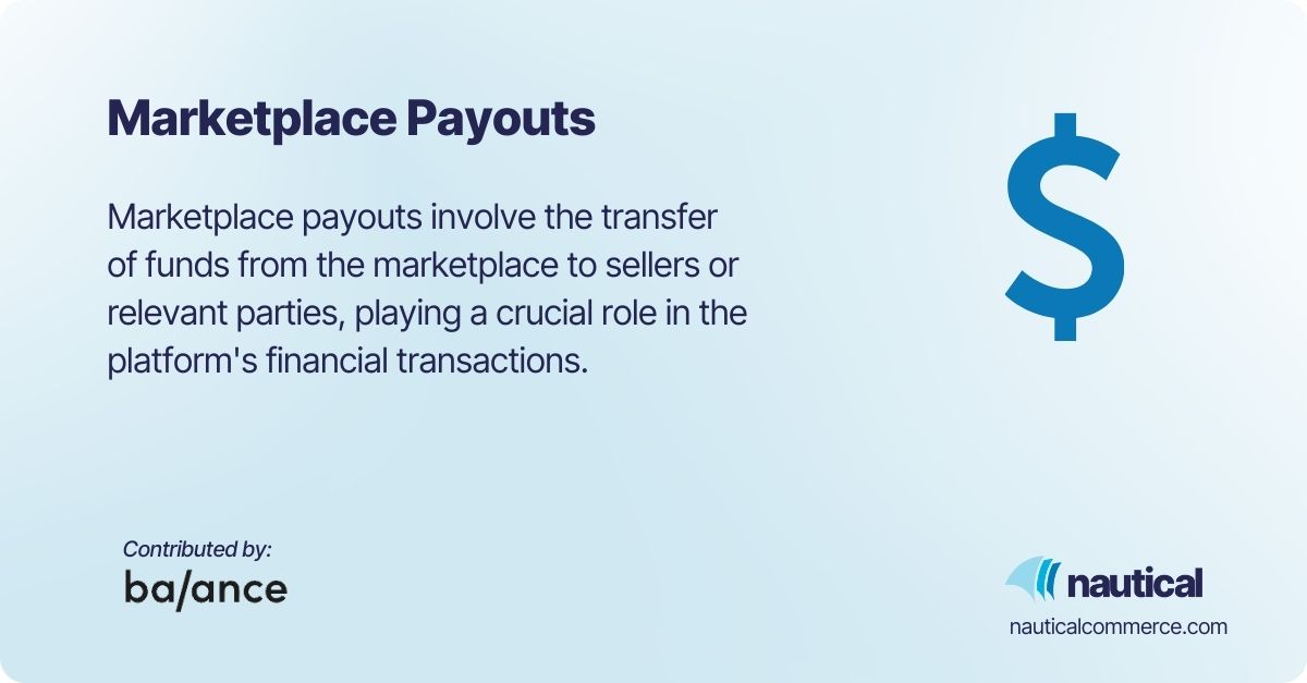 Marketplace payouts definition