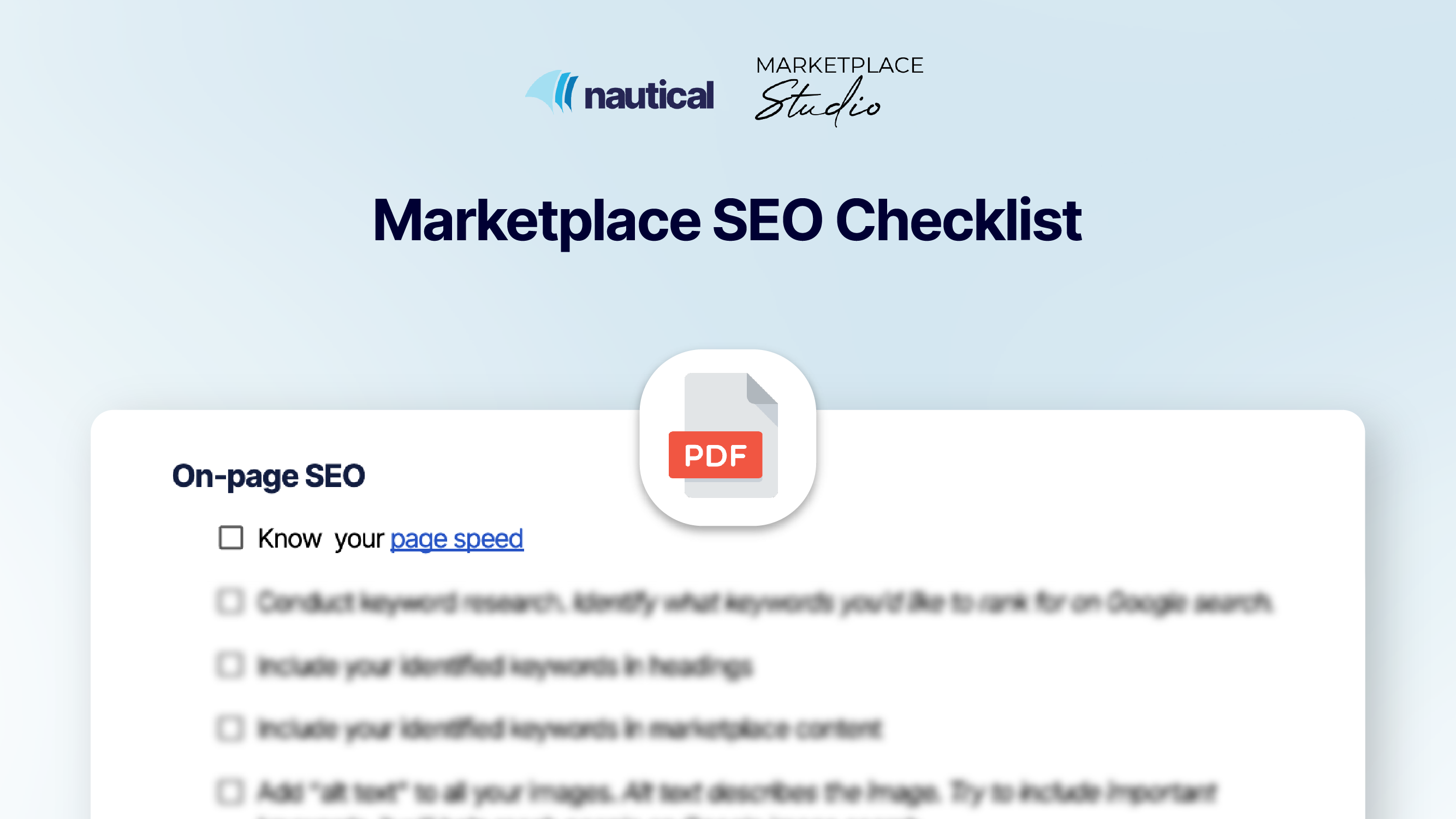 Optimize your marketplace SEO with this comprehensive checklist to improve visibility, enhance your rankings, attract more traffic, and boost search rankings.