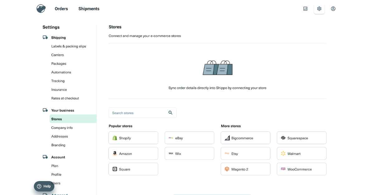 Shippo marketplace integration