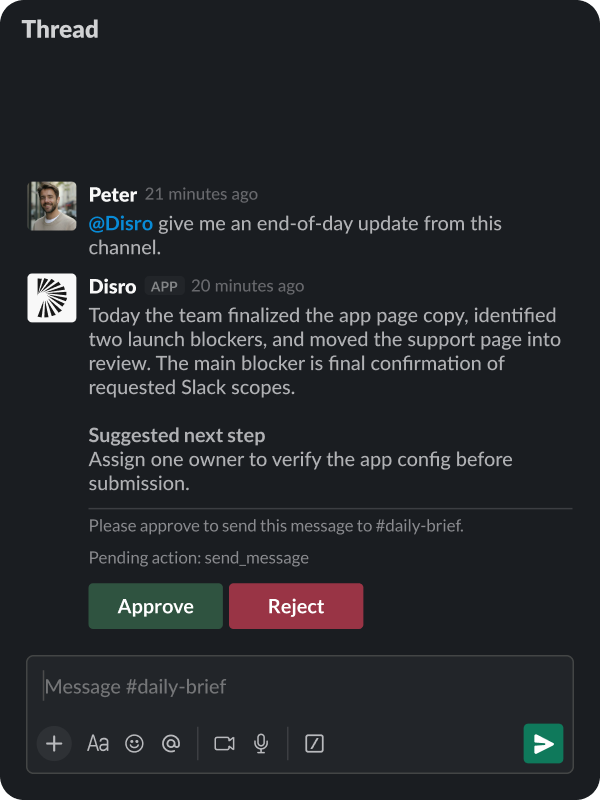 Create reviewable updates
