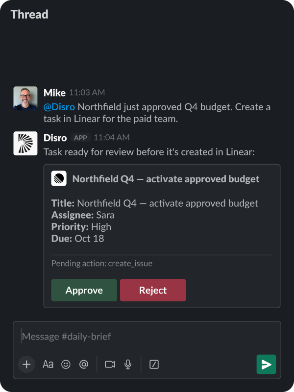 Connect Slack with your work graph