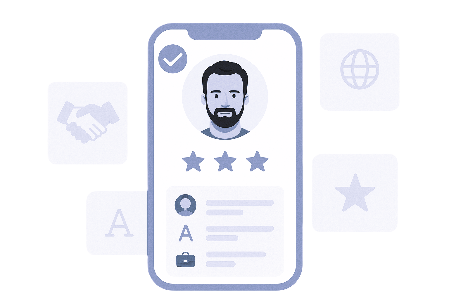 Image of Verified helpers with clear profiles