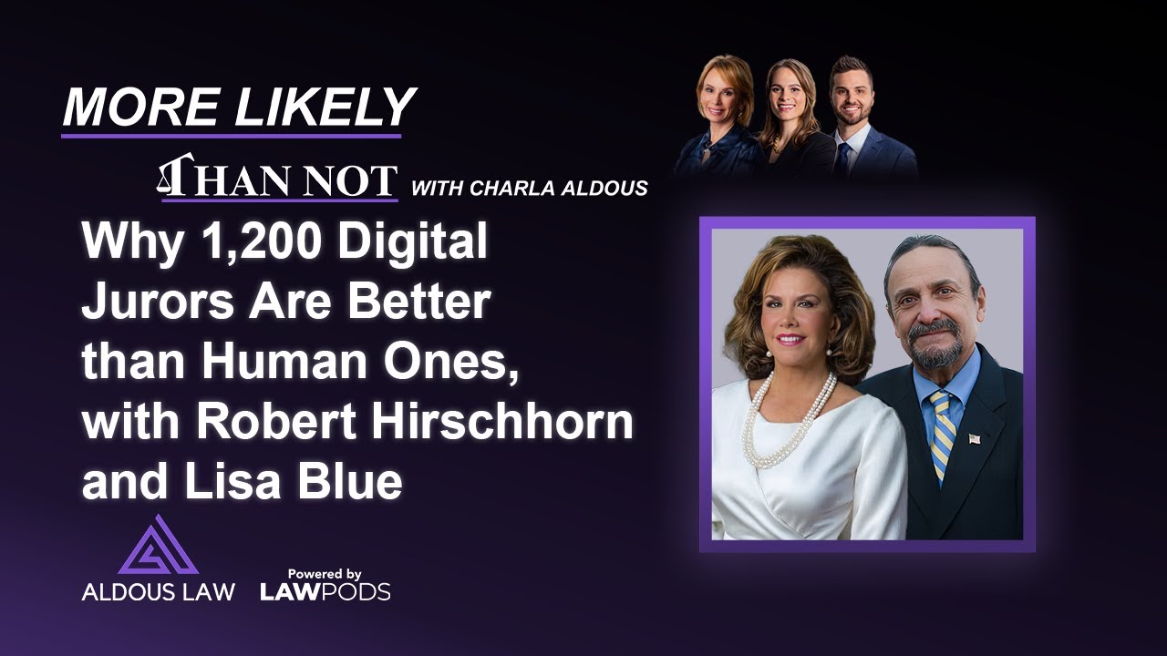 More Likely Than Not podcast with Robert Hirschhorn and Lisa Blue