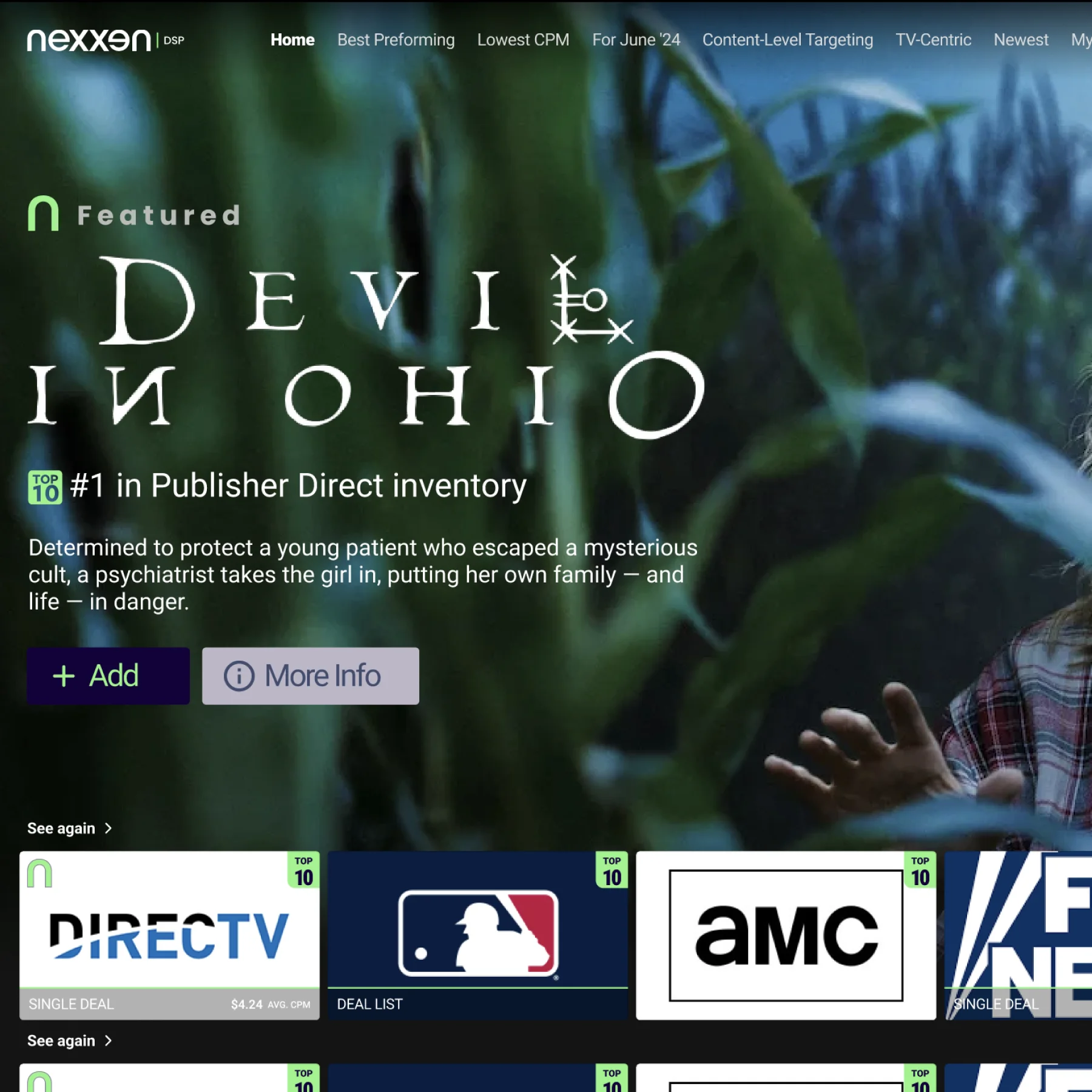 screenshot from deal marketplace