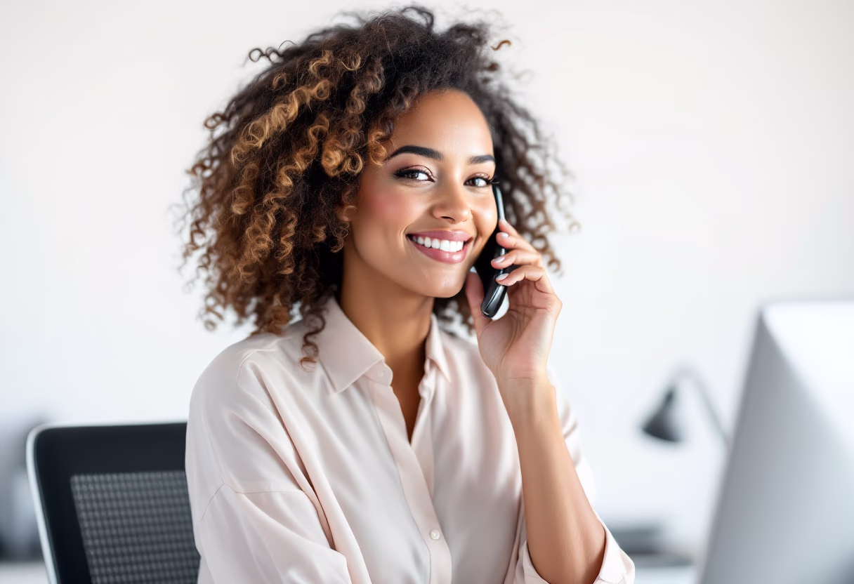 image of office receptionist (for a dental office)