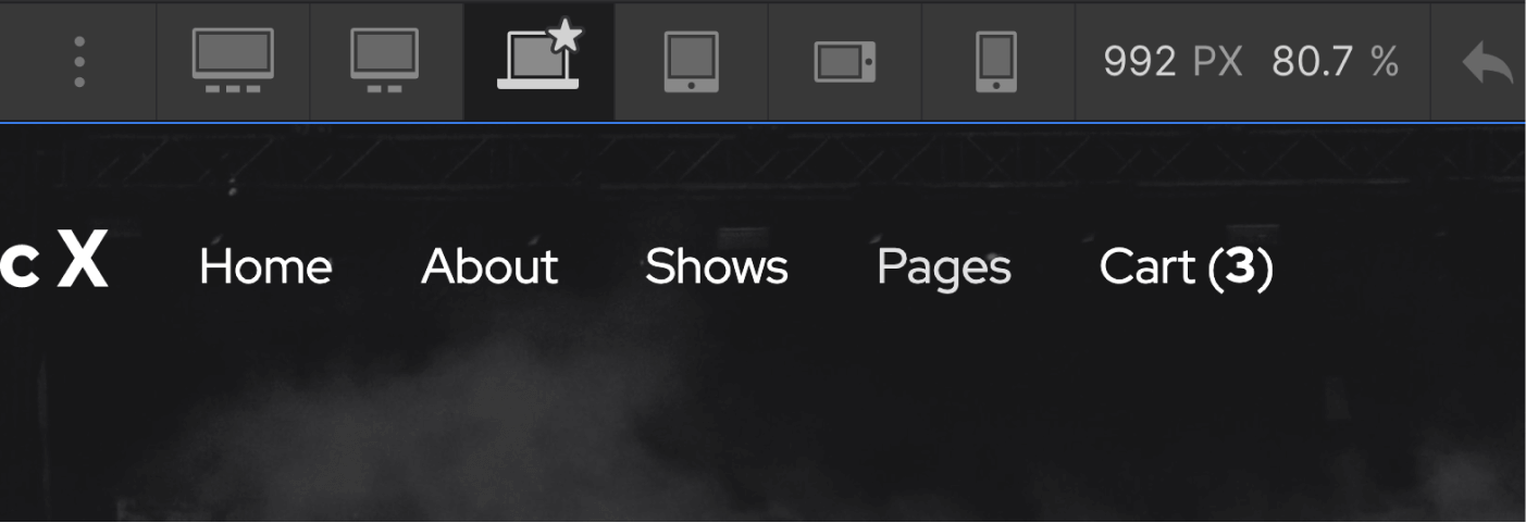 Responsive Design - Music X Webflow Template