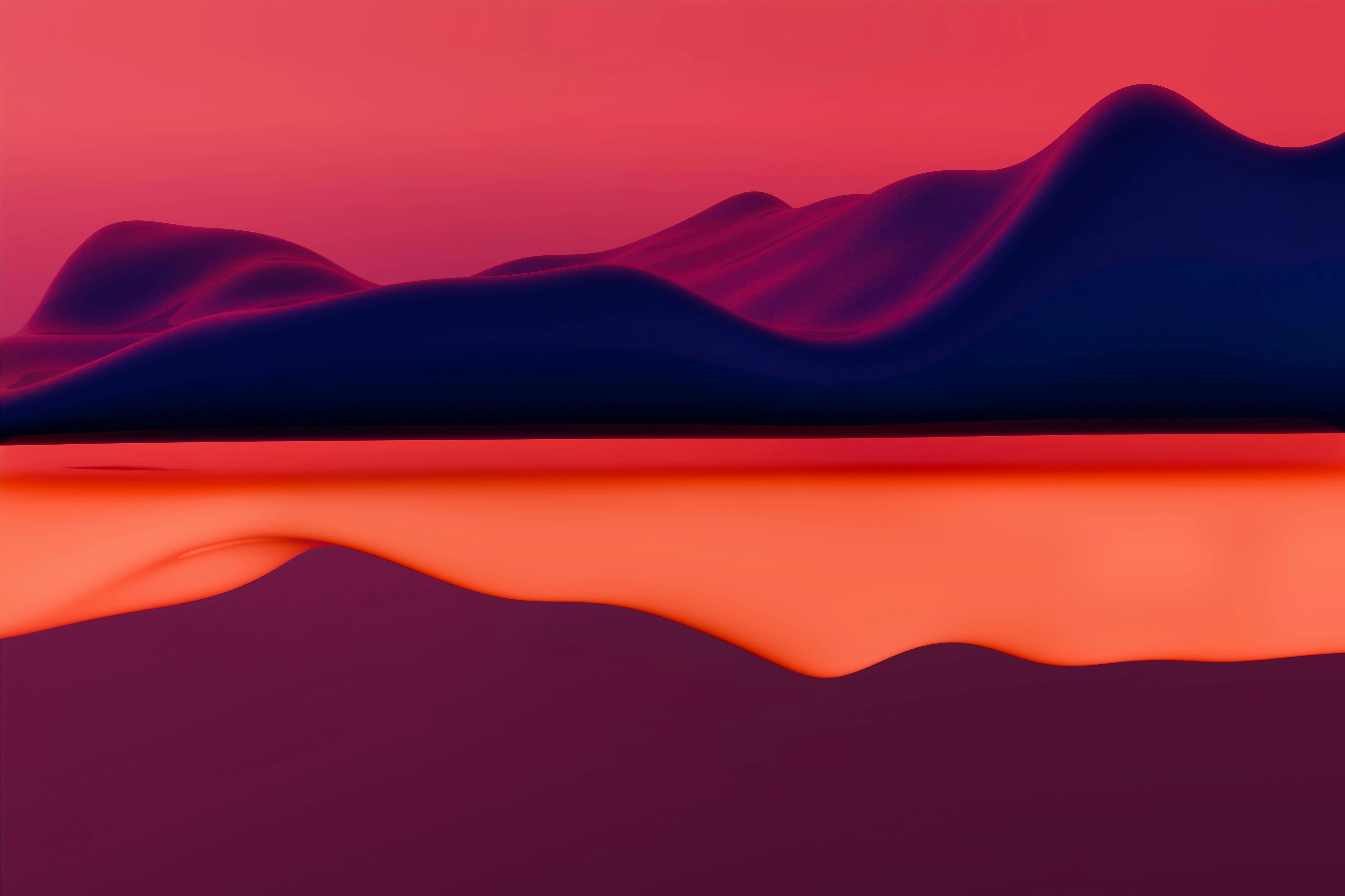 Close-up of a person wearing orange-tinted goggles and a helmet with motion blur effect on an orange background.