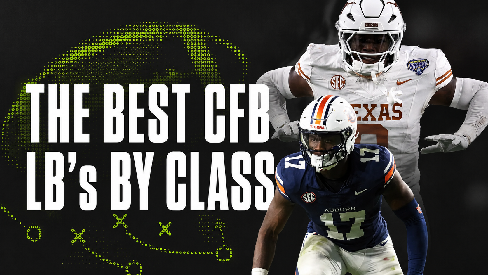 The Best CFB Linebackers by Class 2026