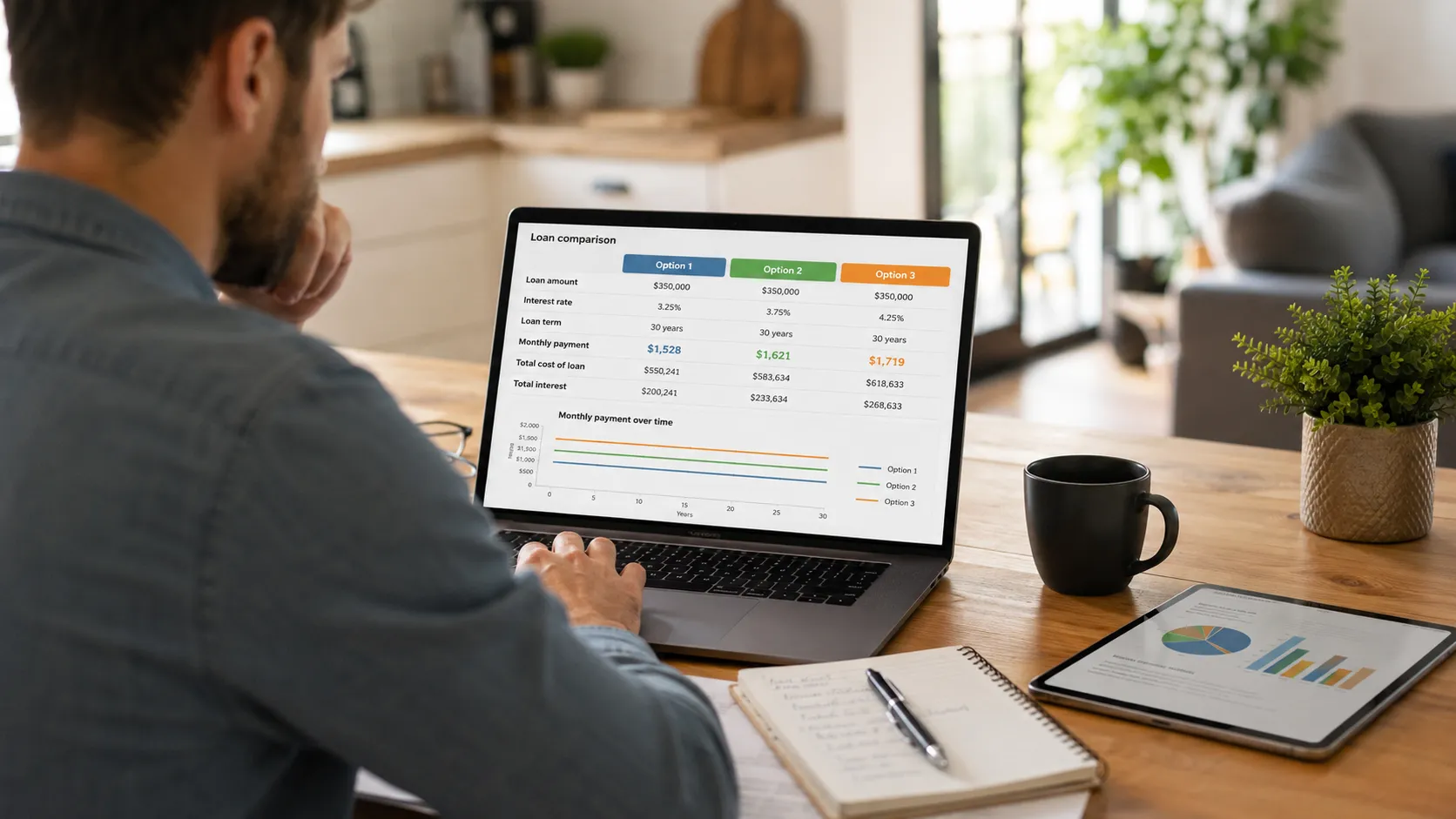 Comparaison de simulations de crédit immobilier pour négocier le meilleur taux
