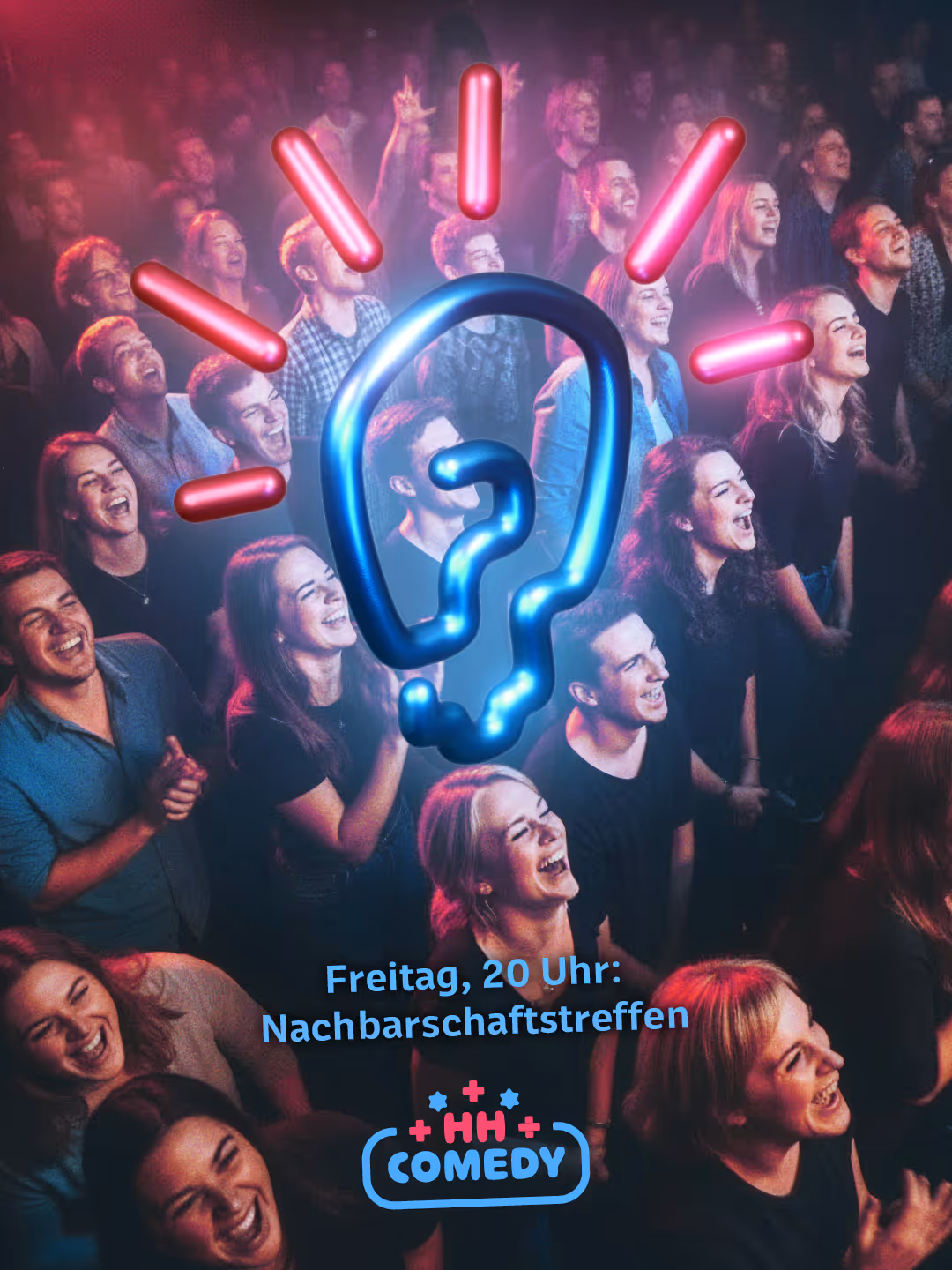 Social Media Motive für HH Comedy 