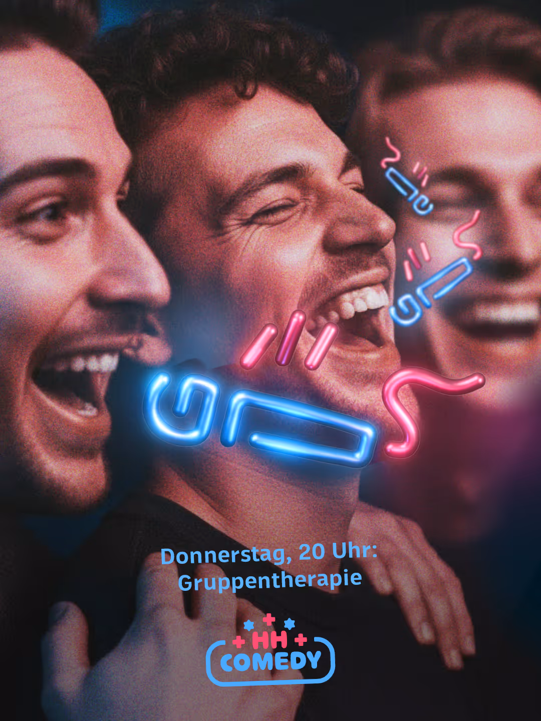 Social Media Motive für HH Comedy 