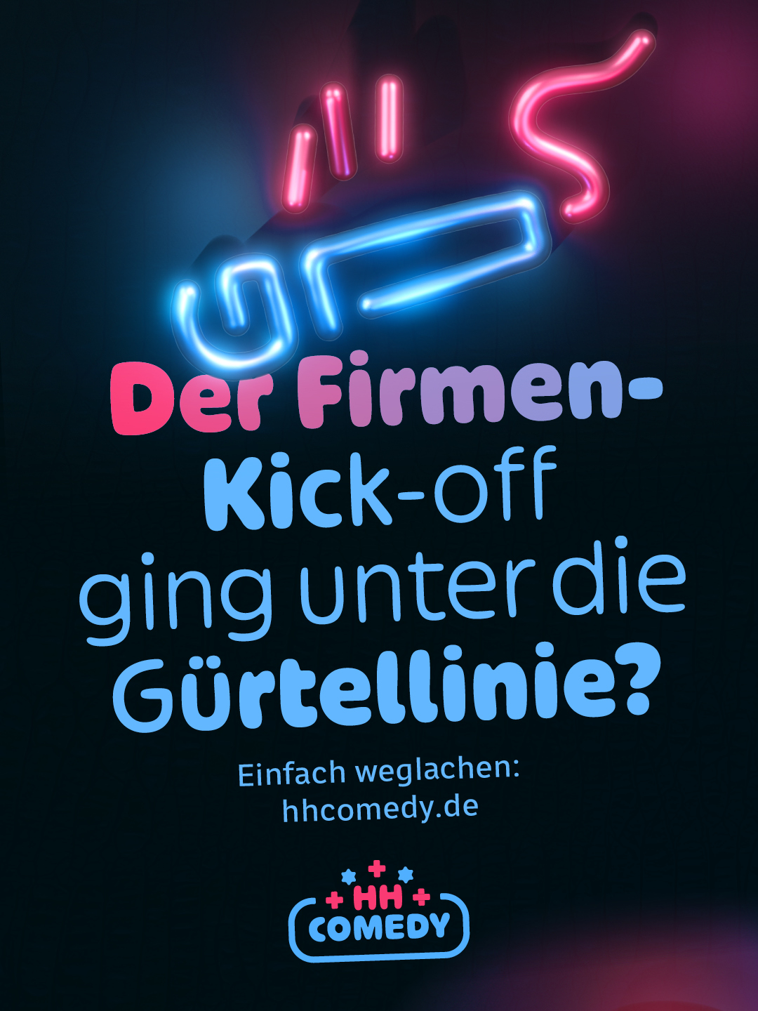 Social Media Motive für HH Comedy 