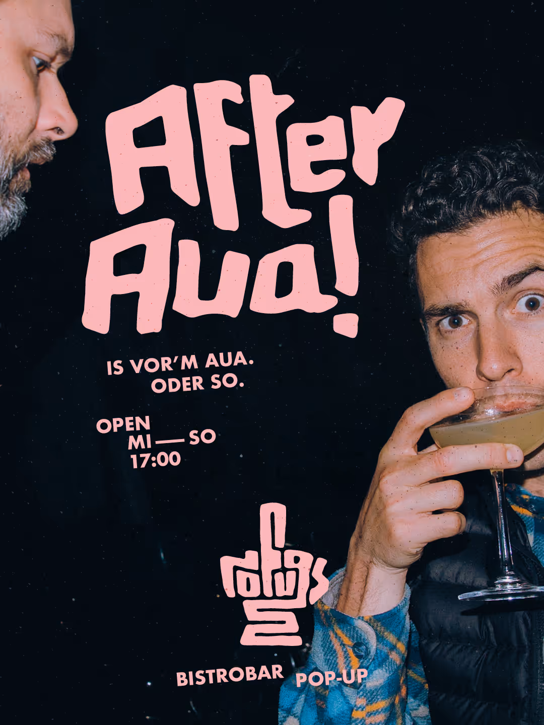 Designkonzept für eine Pup-Up Bistrobar aus Hamburg. 