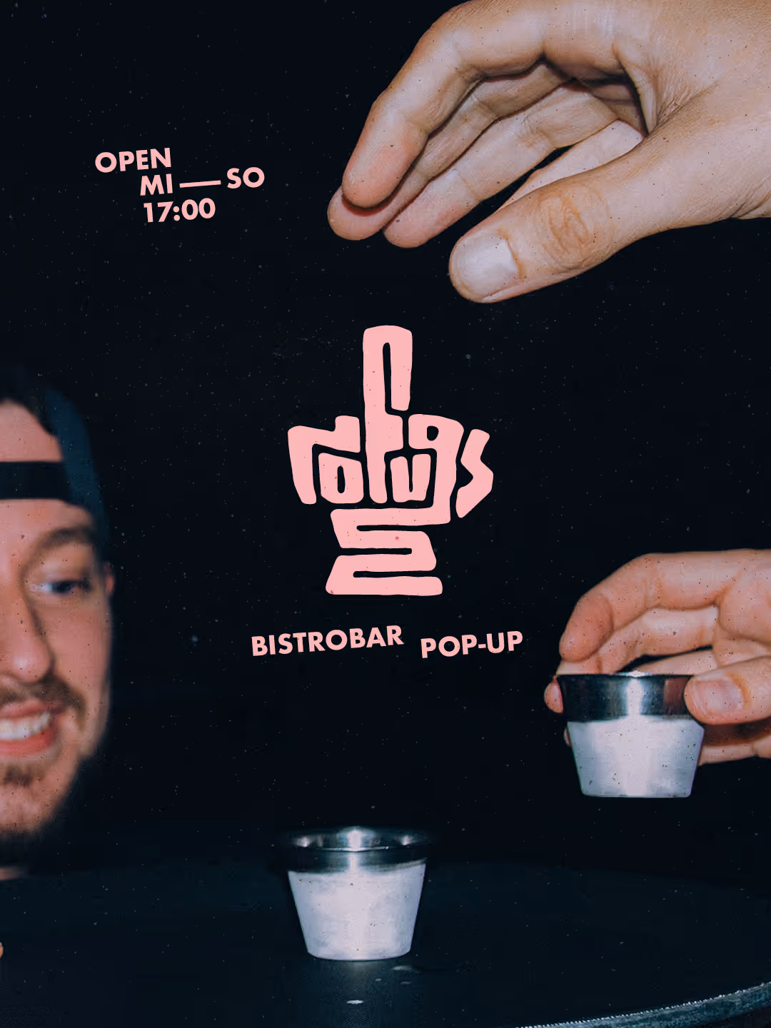 Designkonzept für eine Pup-Up Bistrobar aus Hamburg. 