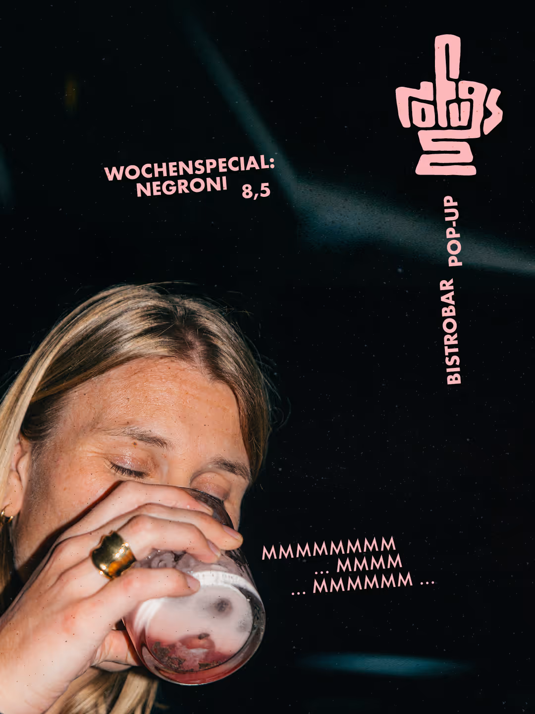 Designkonzept für eine Pup-Up Bistrobar aus Hamburg. 