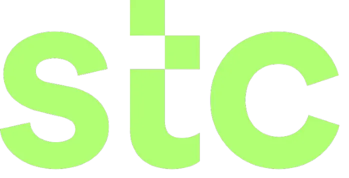 Green lowercase letters 'stc' on transparent background.