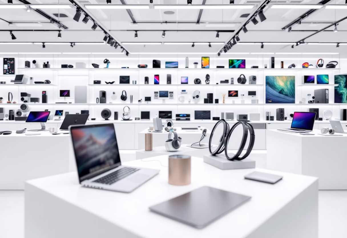 image of a electronics department