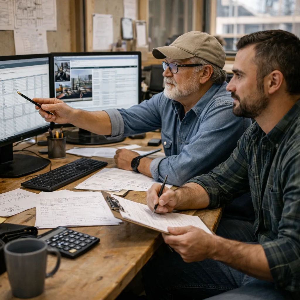 Contractors review accounting, systems, website, and strategyand 