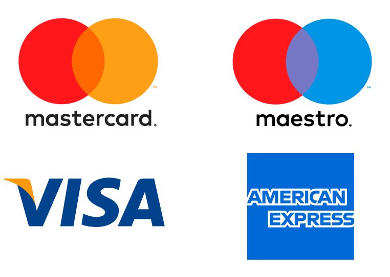 Kreditkarten Mastercard Visa AmEx – LEDWALL360 Zahlungsoptionen