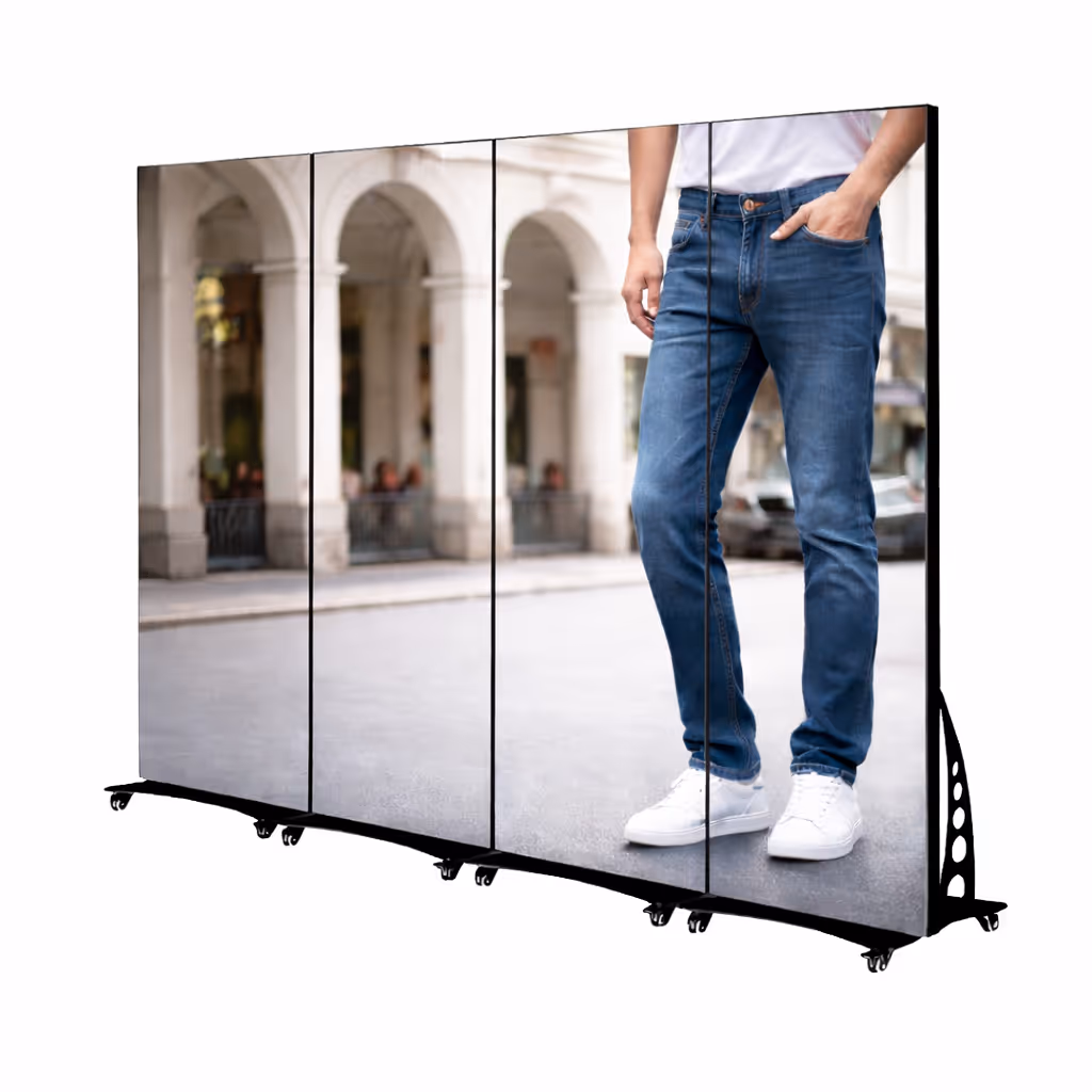 LED Poster auf Rollen Ansicht 3 – LEDWALL360
