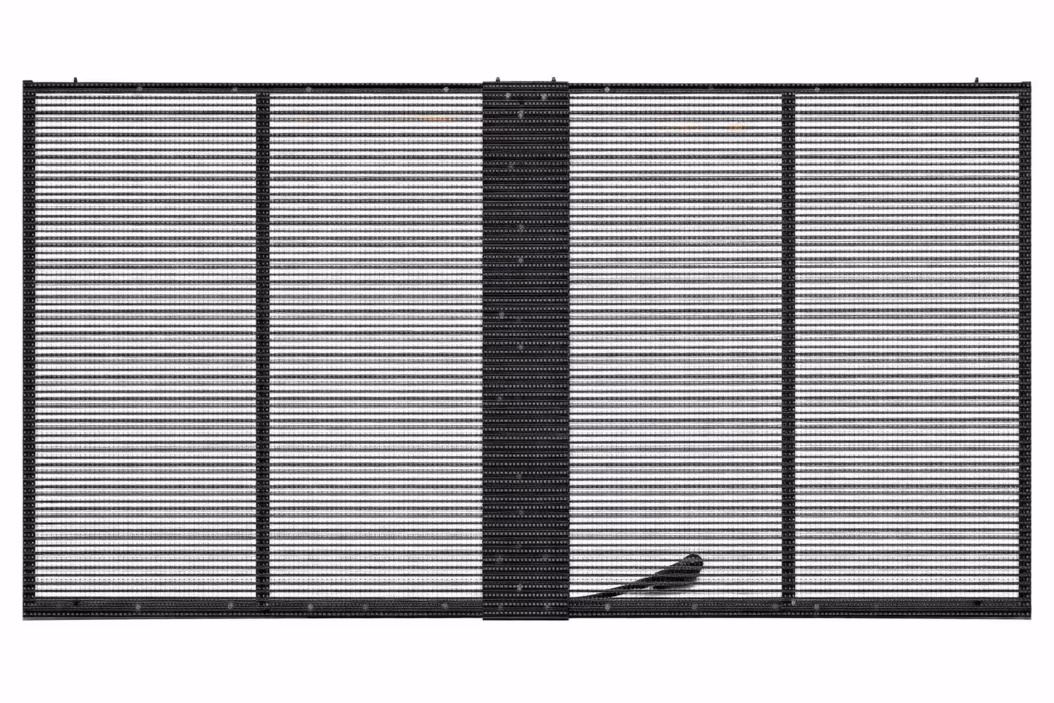 Transparente LED-Wand Nahaufnahme – LEDWALL360 durchsichtiges Display