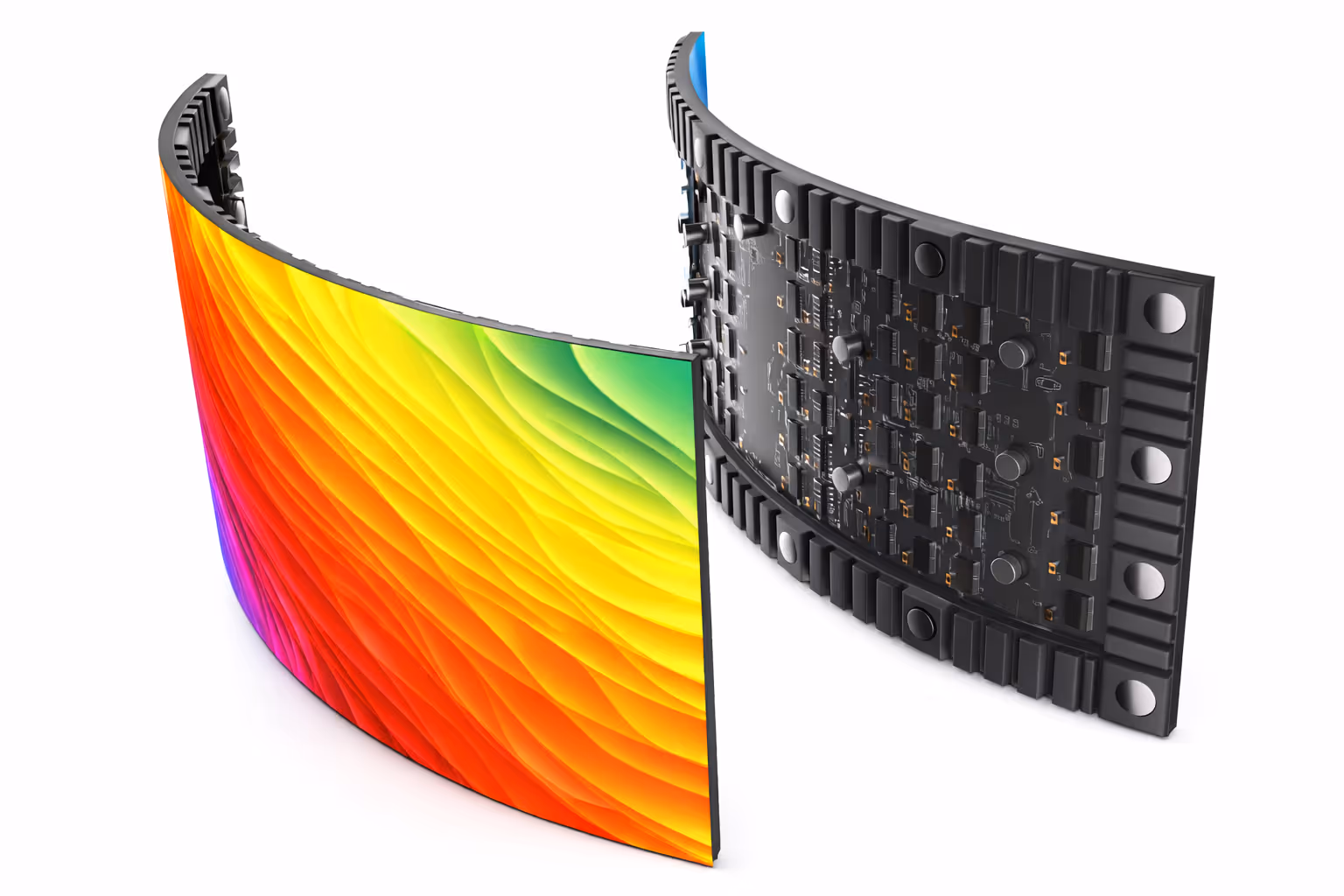 Flexible LED-Wand hochwertig verarbeitet – LEDWALL360 kaufen in Deutschland