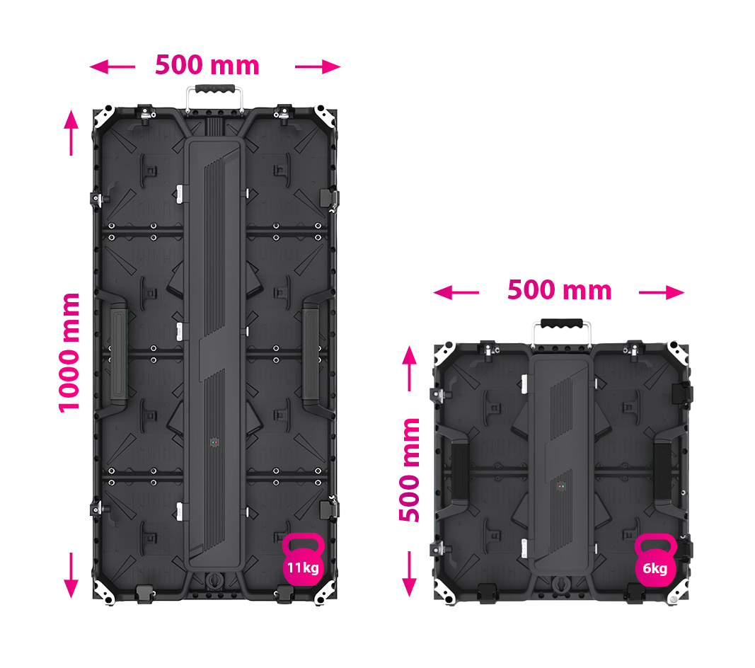 LED-Panel Modulansicht – LEDWALL360 hochwertige Videowand-Technik