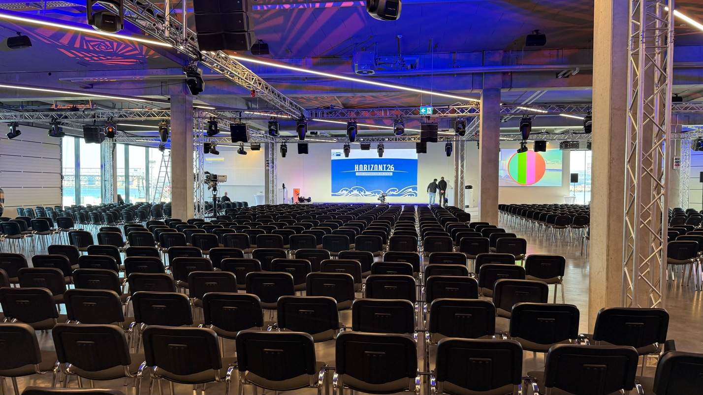 image of a tech conference (for a space tech)