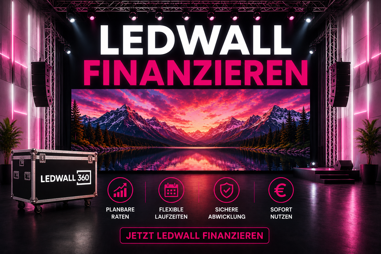 LED Wall finanzieren – LEDWALL360 flexible Finanzierungsoptionen für LED-Wände