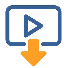 Icon of a document with a downward arrow symbolizing file download.