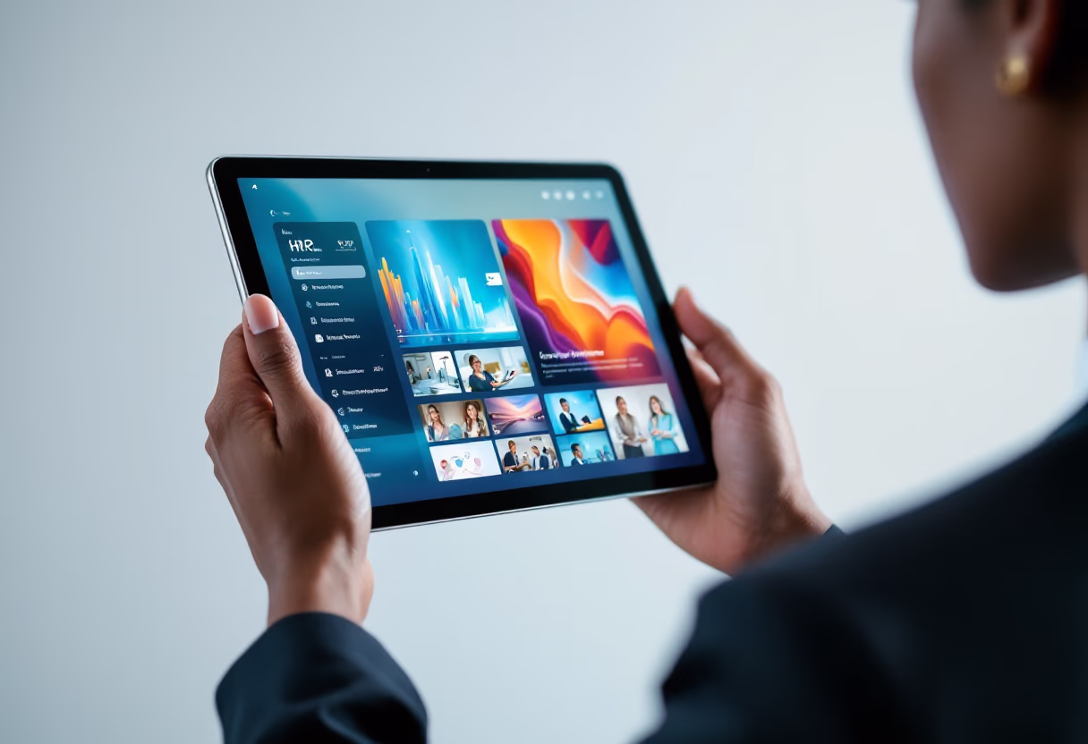 image of tech solutions demonstration (for a hr tech)