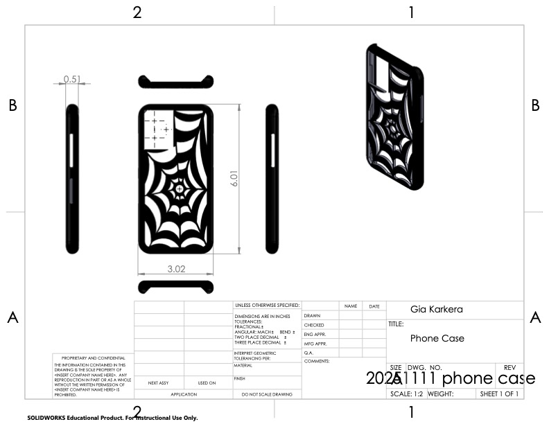 Spider Web Phone Case